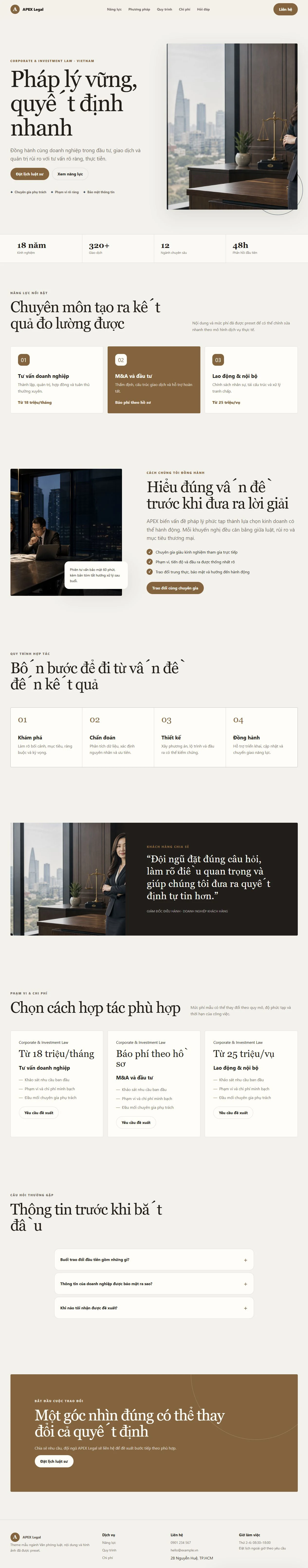 Ảnh xem trước theme APEX Legal