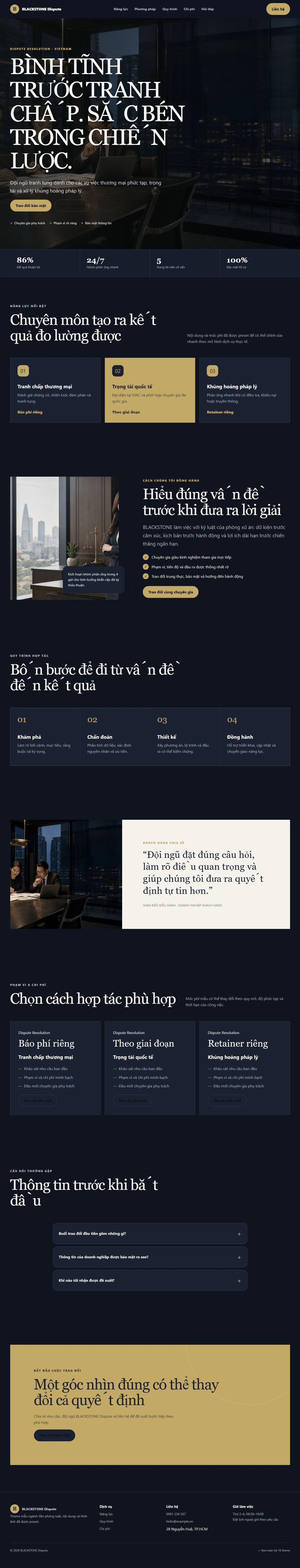 Ảnh xem trước theme BLACKSTONE Dispute