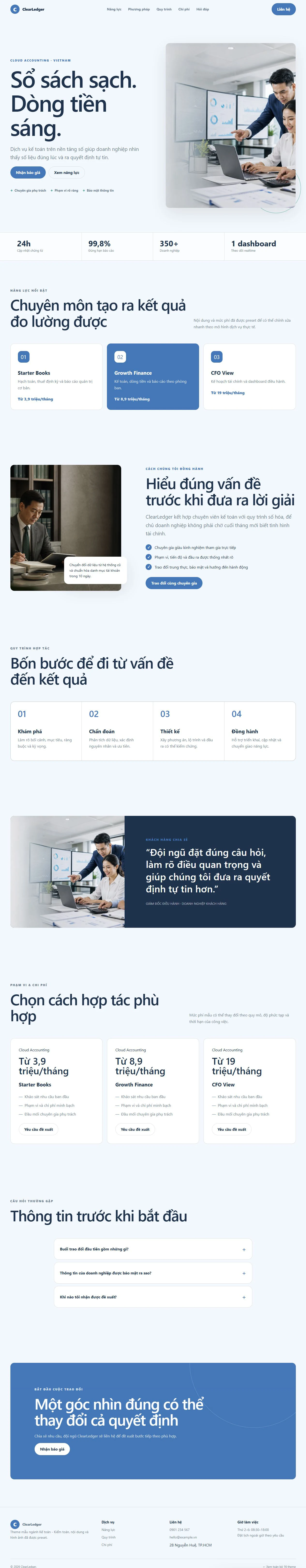 Ảnh xem trước theme ClearLedger