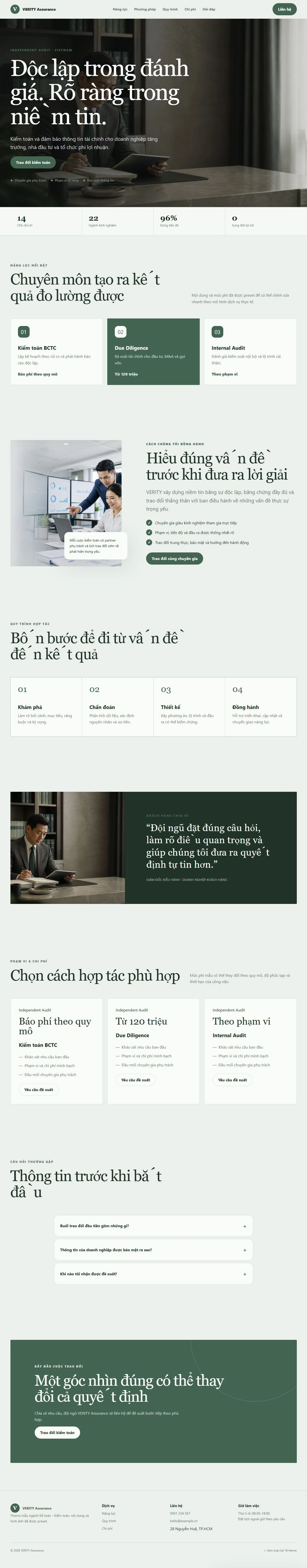 Ảnh xem trước theme VERITY Assurance