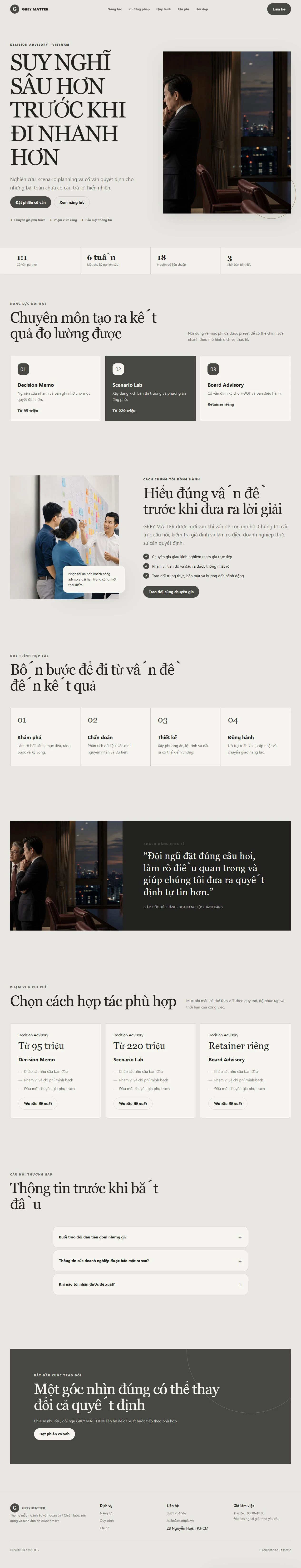 Ảnh xem trước theme GREY MATTER