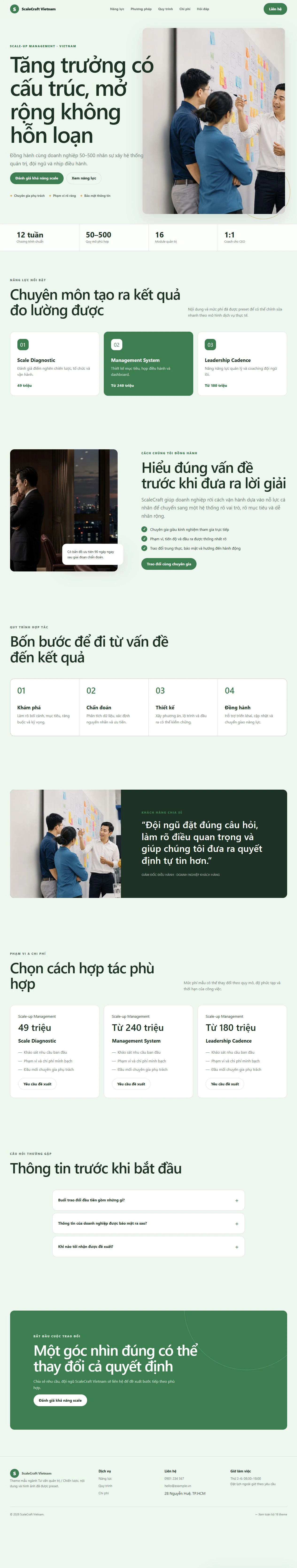 Ảnh xem trước theme ScaleCraft Vietnam