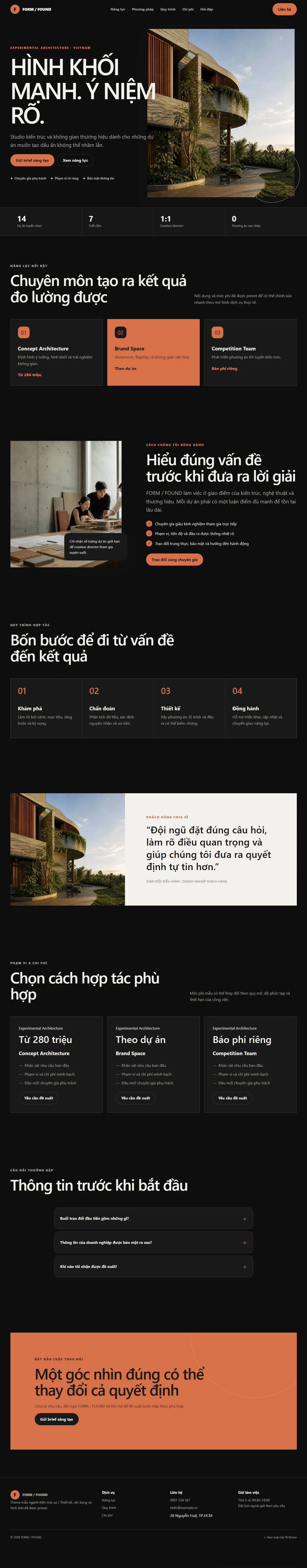 Ảnh xem trước theme FORM / FOUND