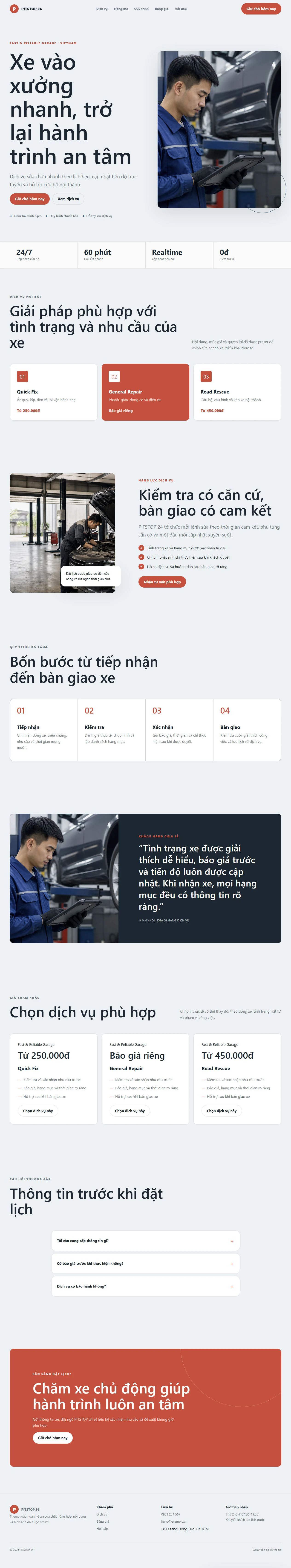 Ảnh xem trước theme PITSTOP 24