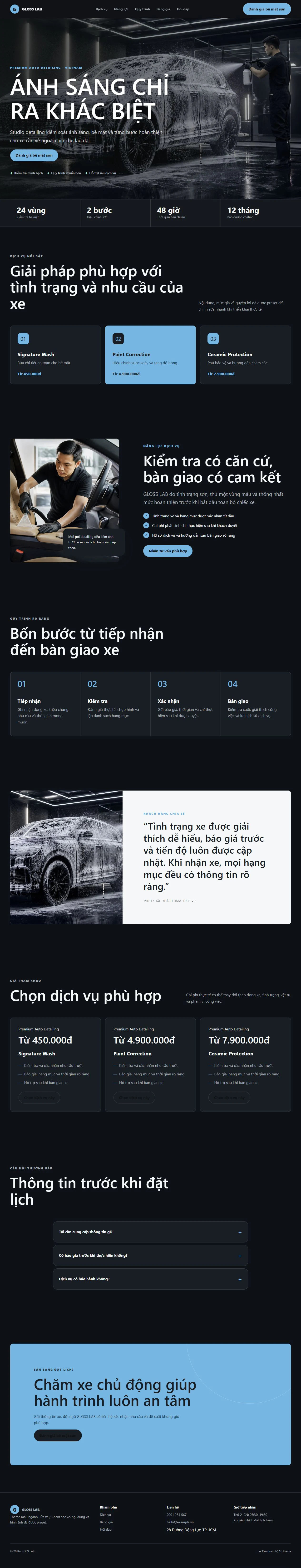 Ảnh xem trước theme GLOSS LAB