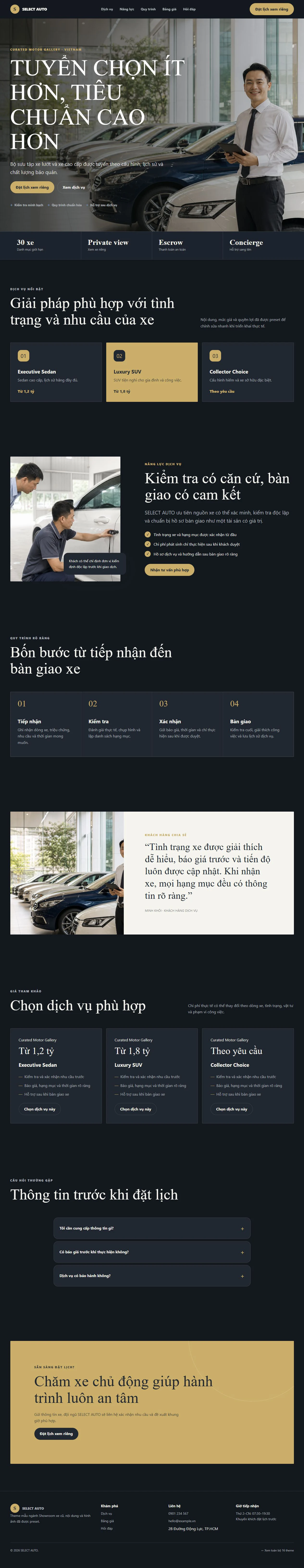 Ảnh xem trước theme SELECT AUTO