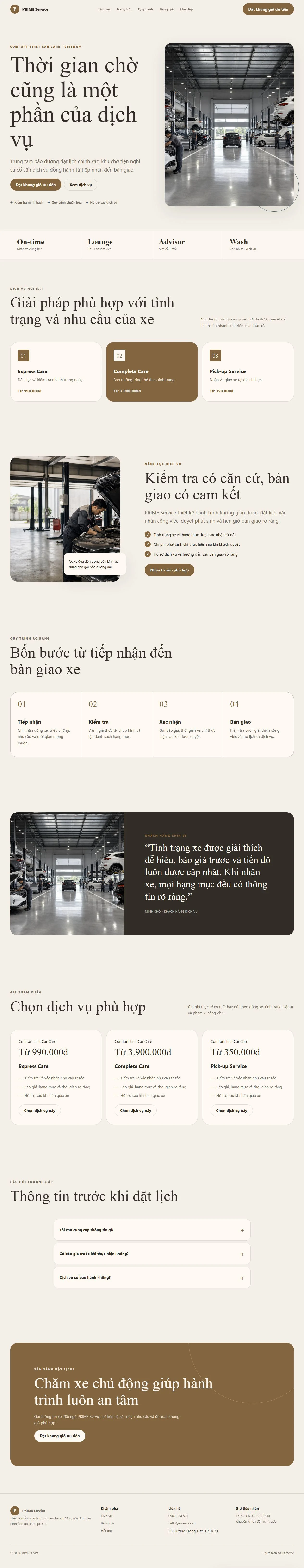 Ảnh xem trước theme PRIME Service