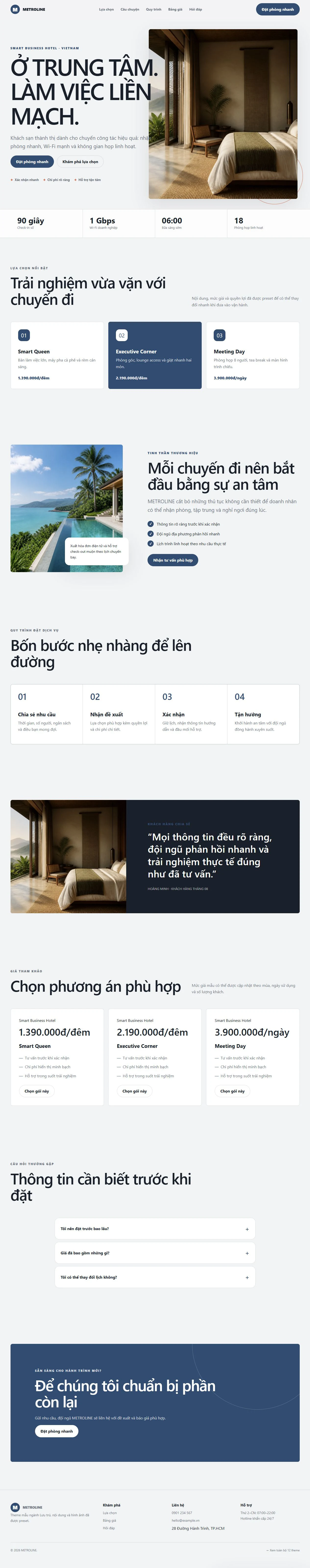 Ảnh xem trước theme METROLINE