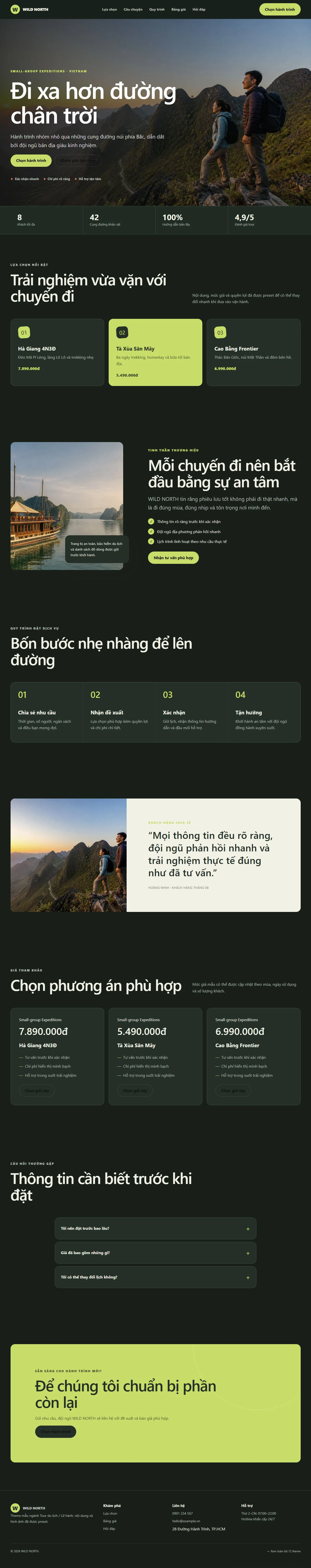 Ảnh xem trước theme WILD NORTH