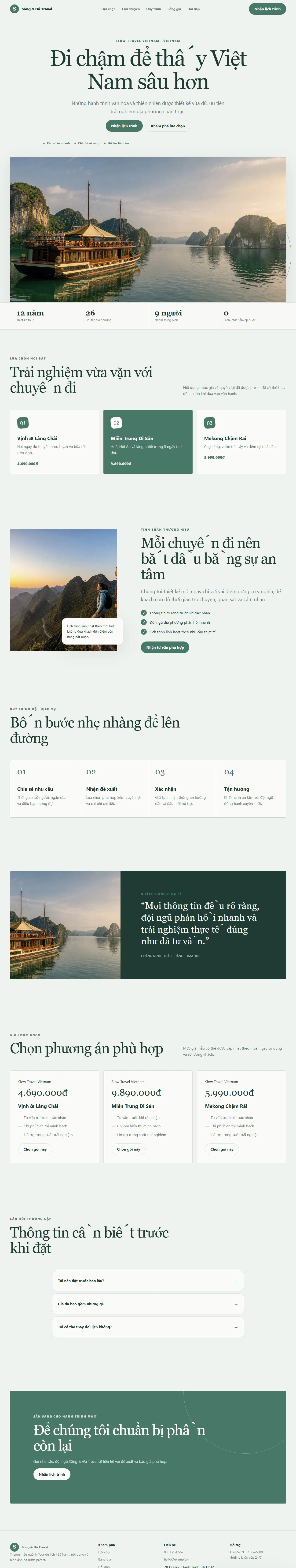 Ảnh xem trước theme Sông & Đá Travel