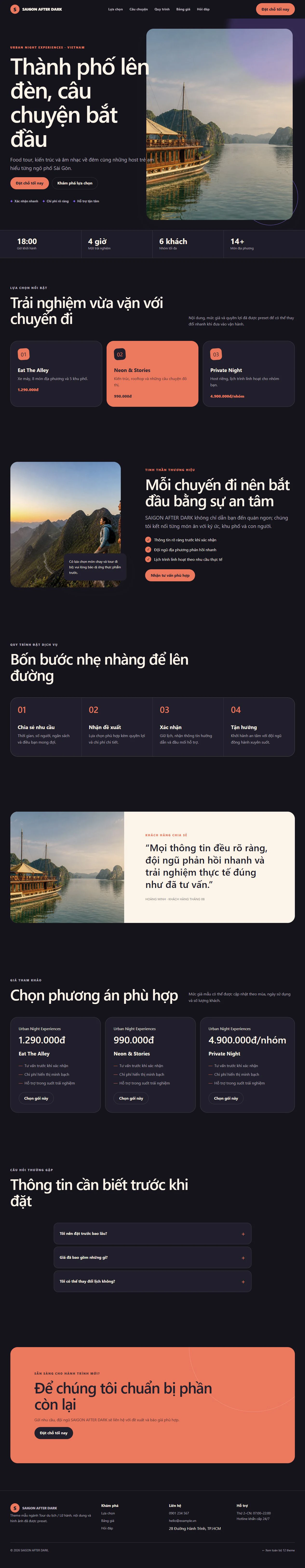 Ảnh xem trước theme SAIGON AFTER DARK