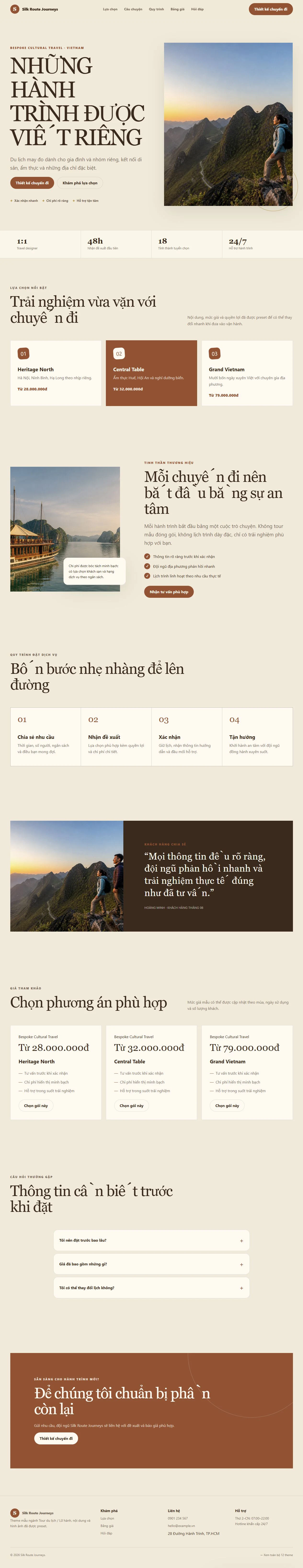 Ảnh xem trước theme Silk Route Journeys
