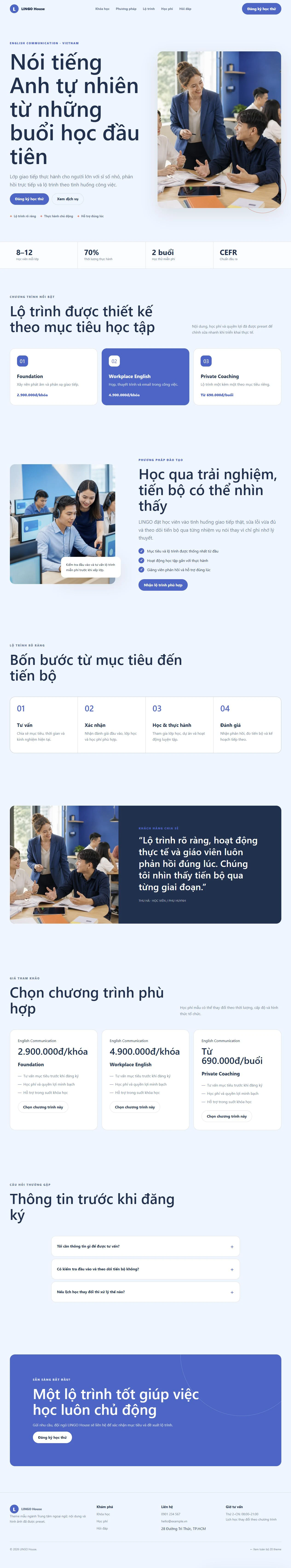 Ảnh xem trước theme LINGO House