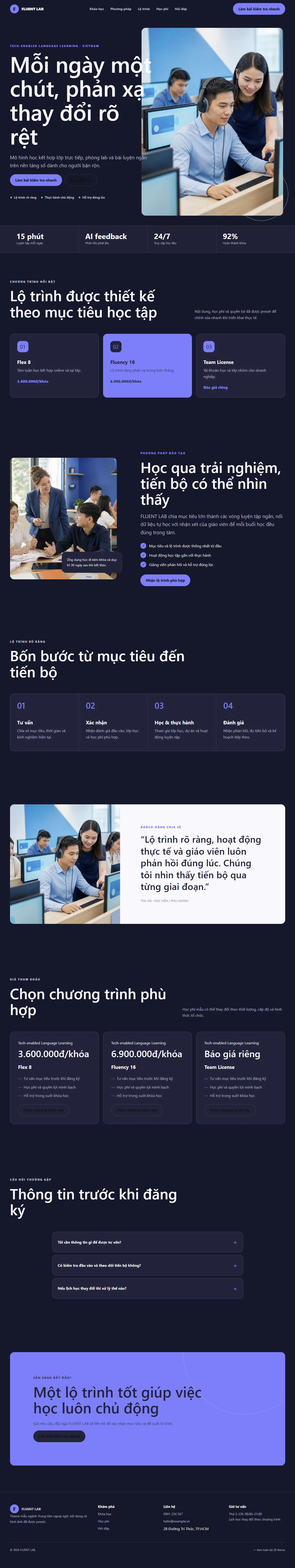 Ảnh xem trước theme FLUENT LAB