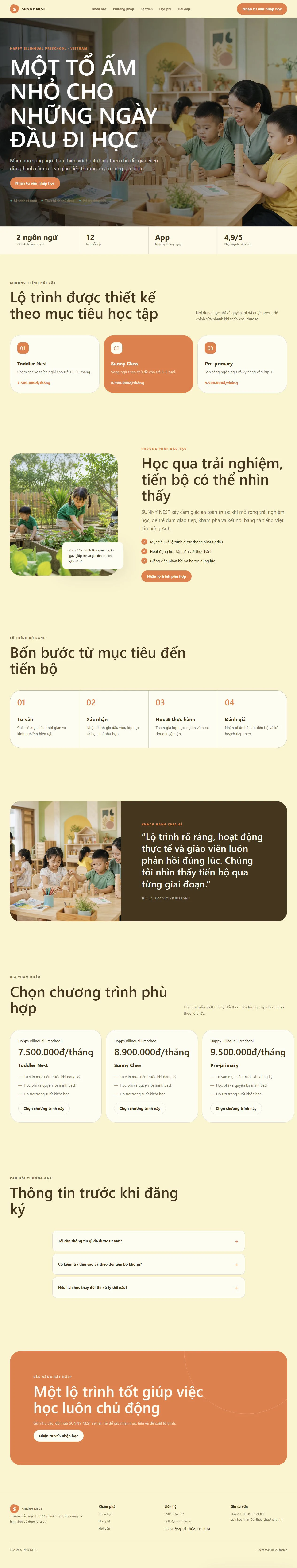 Ảnh xem trước theme SUNNY NEST