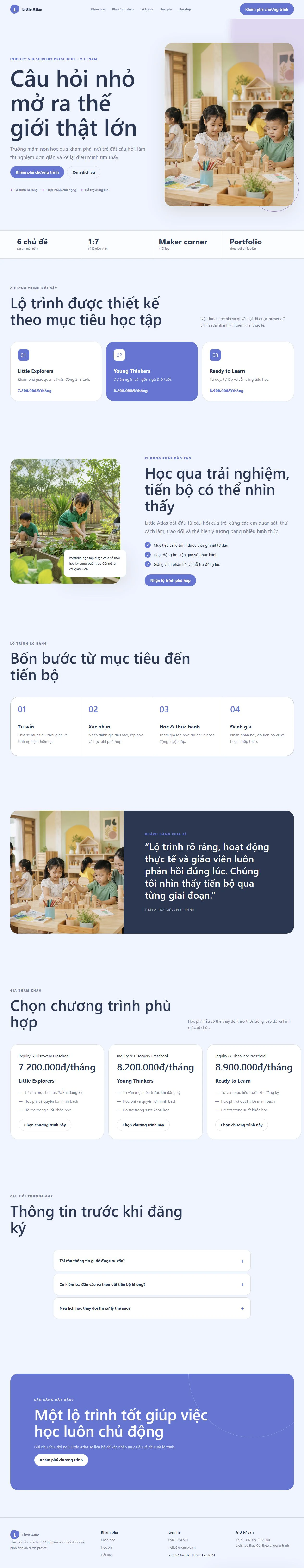 Ảnh xem trước theme Little Atlas