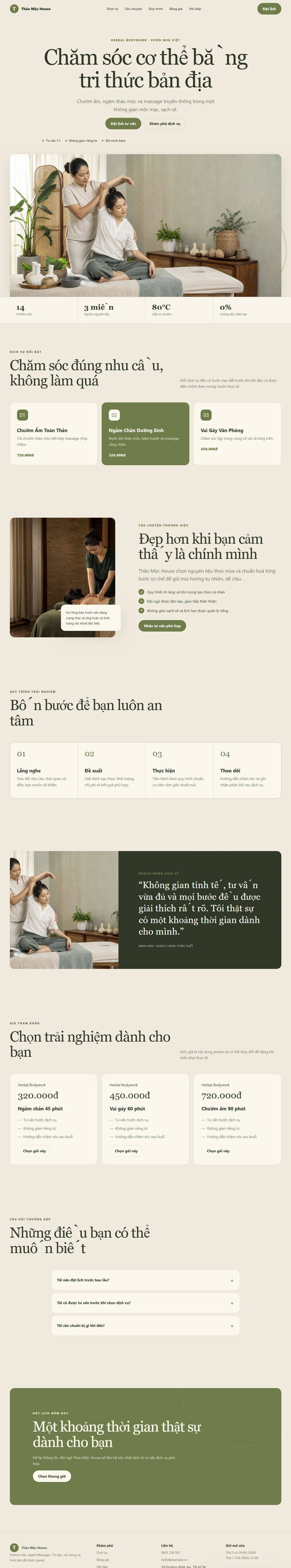Ảnh xem trước theme Thảo Mộc House