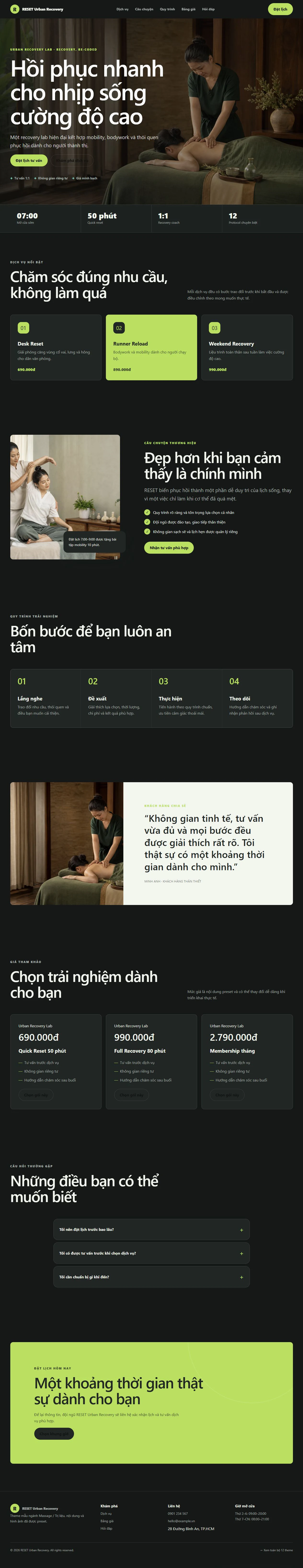 Ảnh xem trước theme RESET Urban Recovery