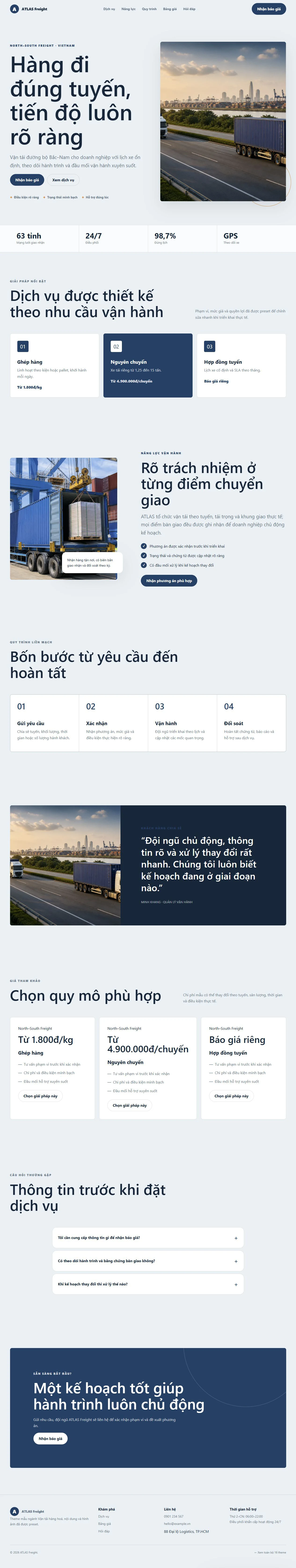 Ảnh xem trước theme ATLAS Freight