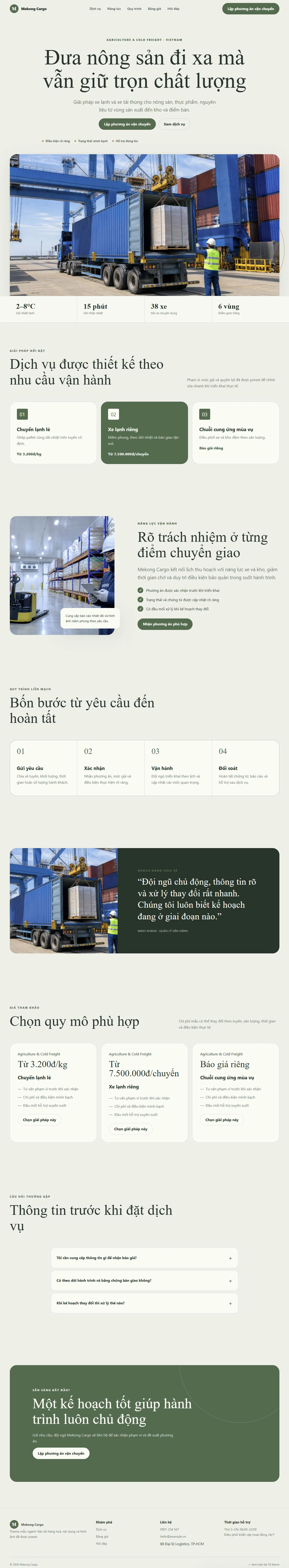 Ảnh xem trước theme Mekong Cargo