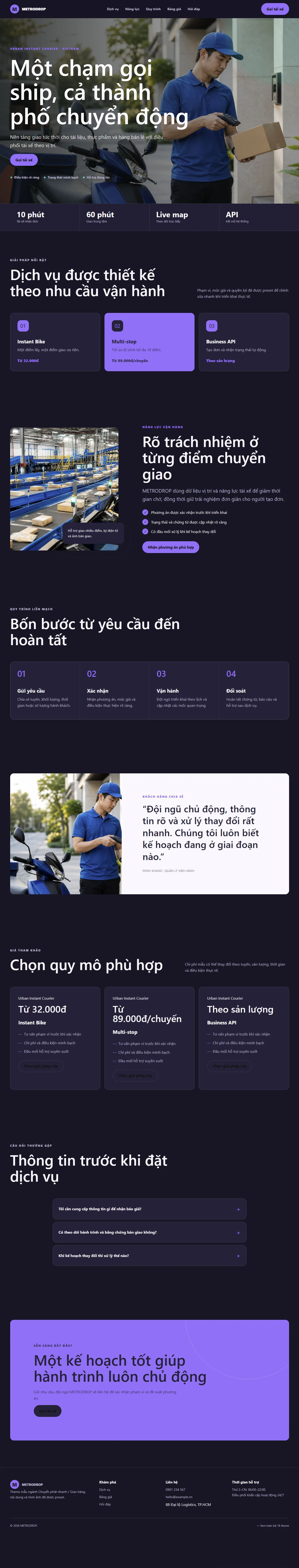 Ảnh xem trước theme METRODROP