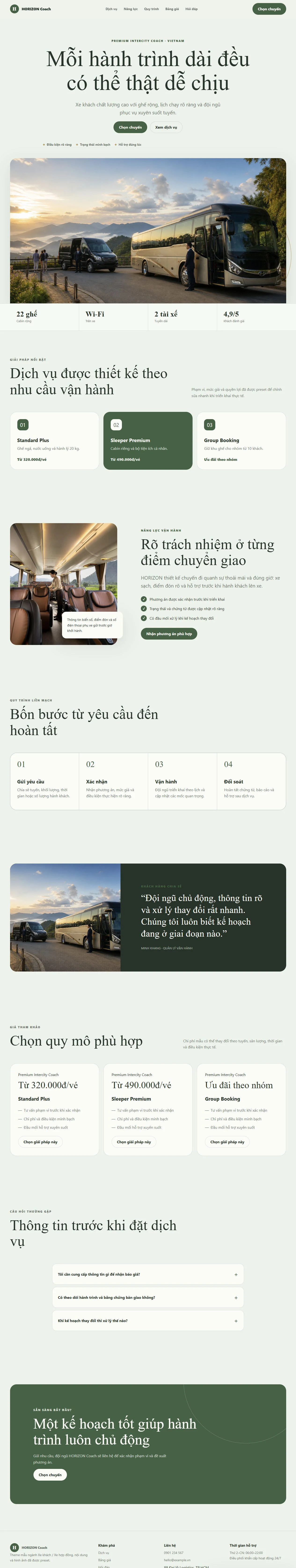 Ảnh xem trước theme HORIZON Coach