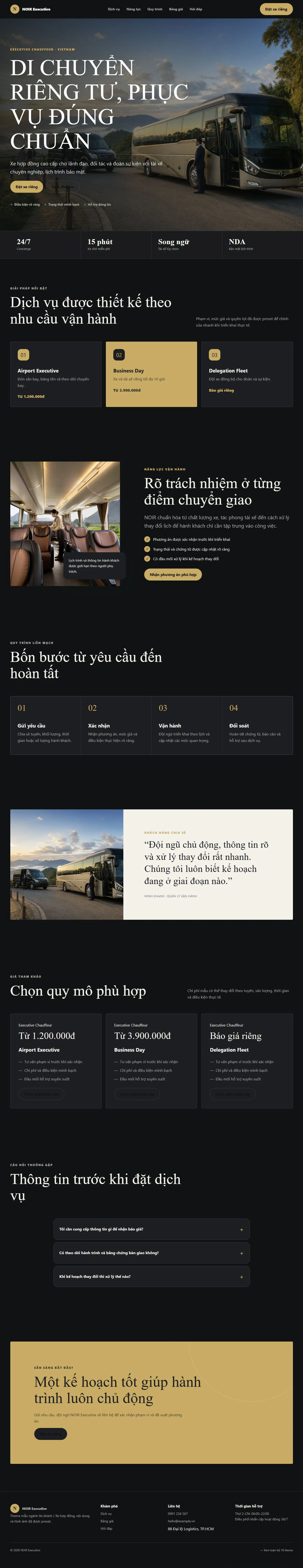 Ảnh xem trước theme NOIR Executive