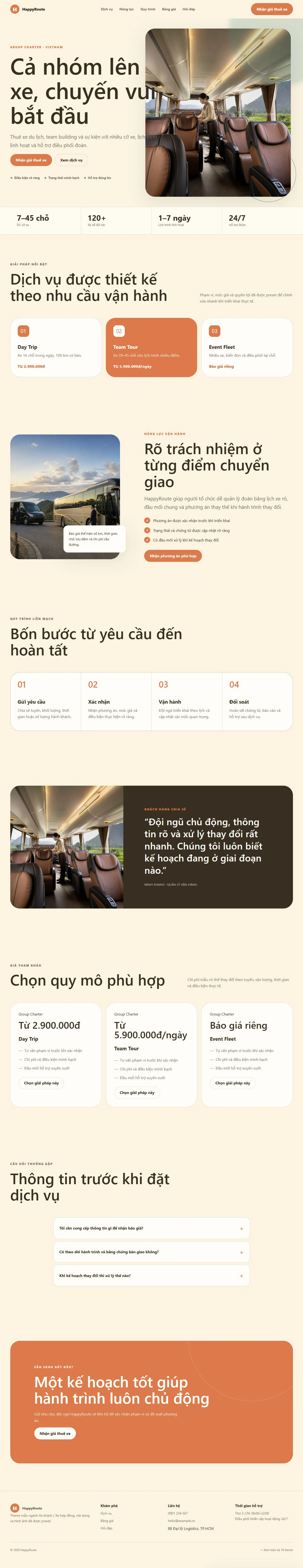 Ảnh xem trước theme HappyRoute