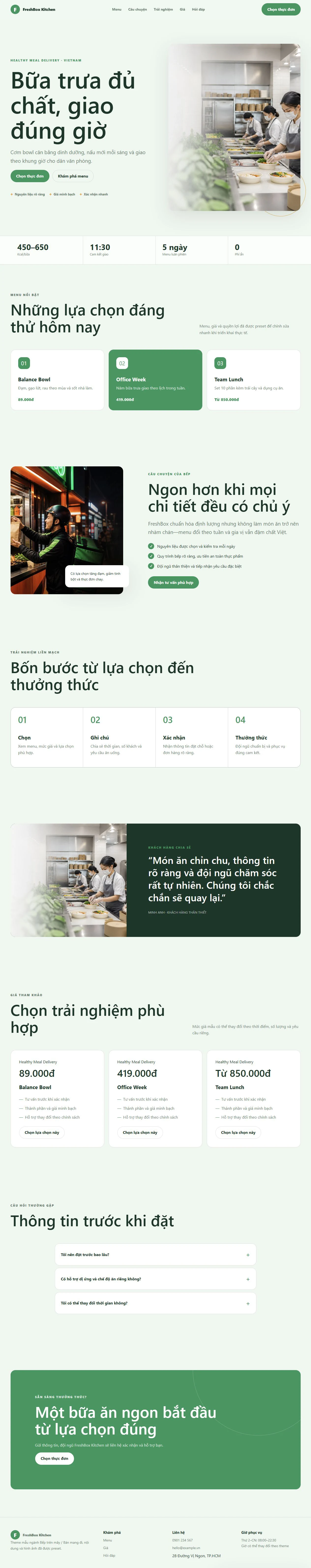 Ảnh xem trước theme FreshBox Kitchen