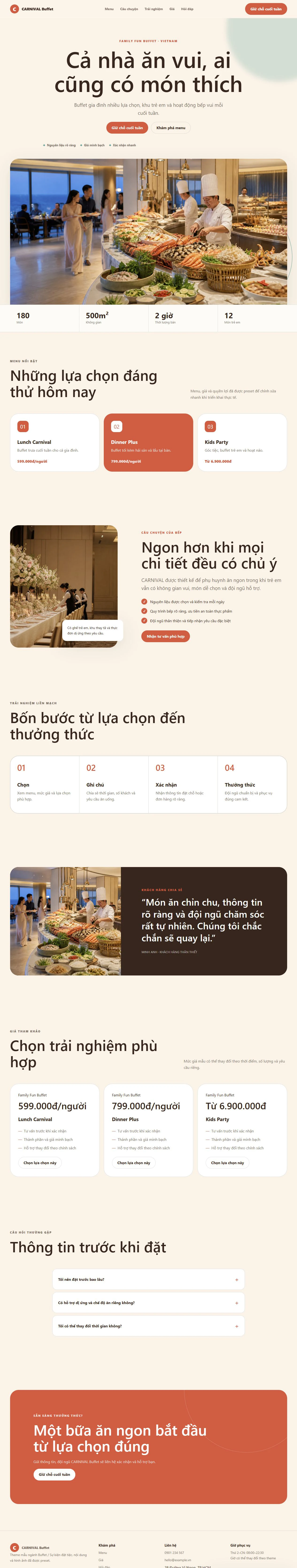 Ảnh xem trước theme CARNIVAL Buffet