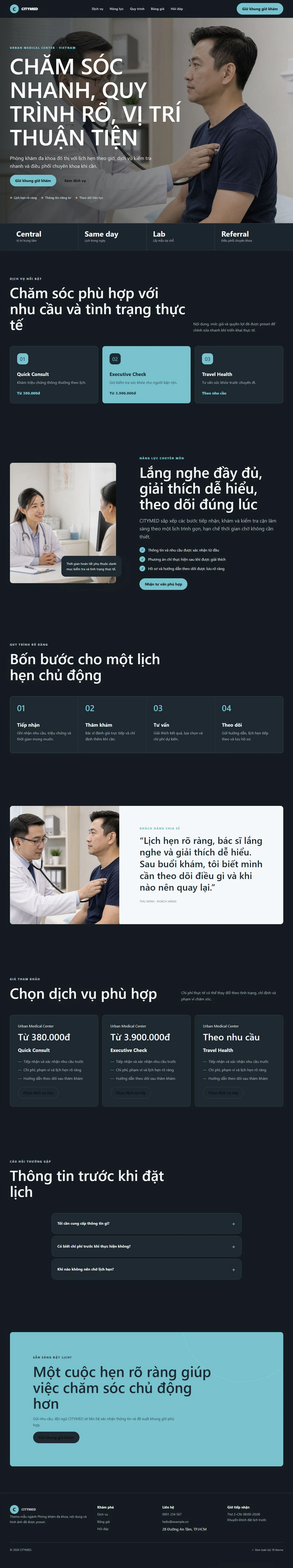 Ảnh xem trước theme CITYMED