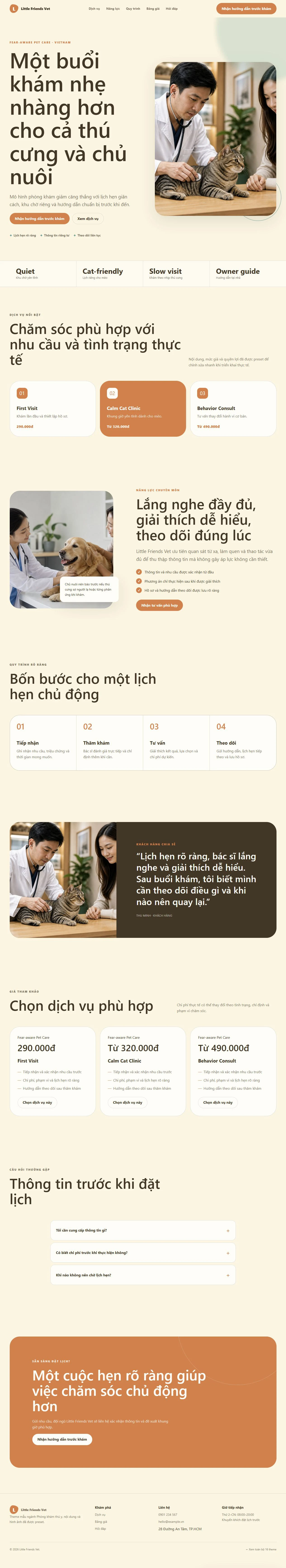 Ảnh xem trước theme Little Friends Vet