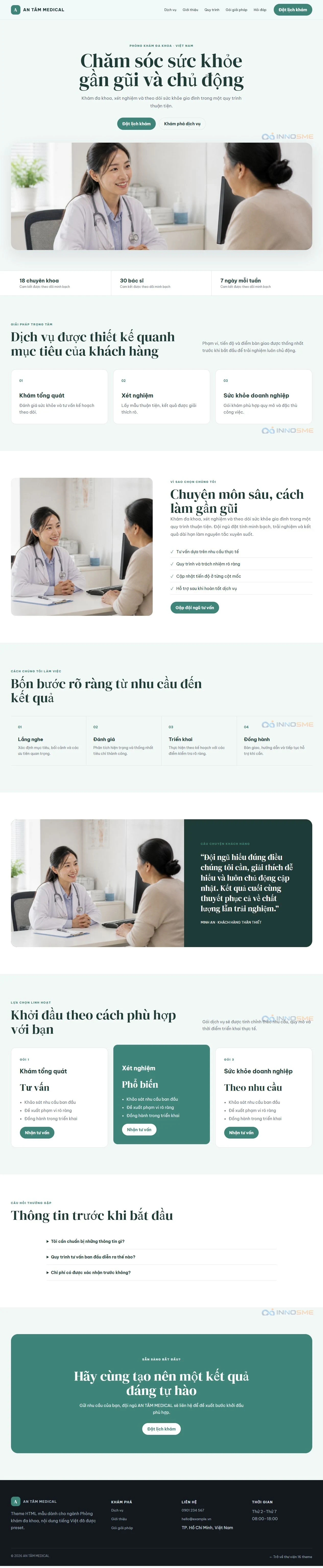 Ảnh xem trước theme AN TÂM MEDICAL