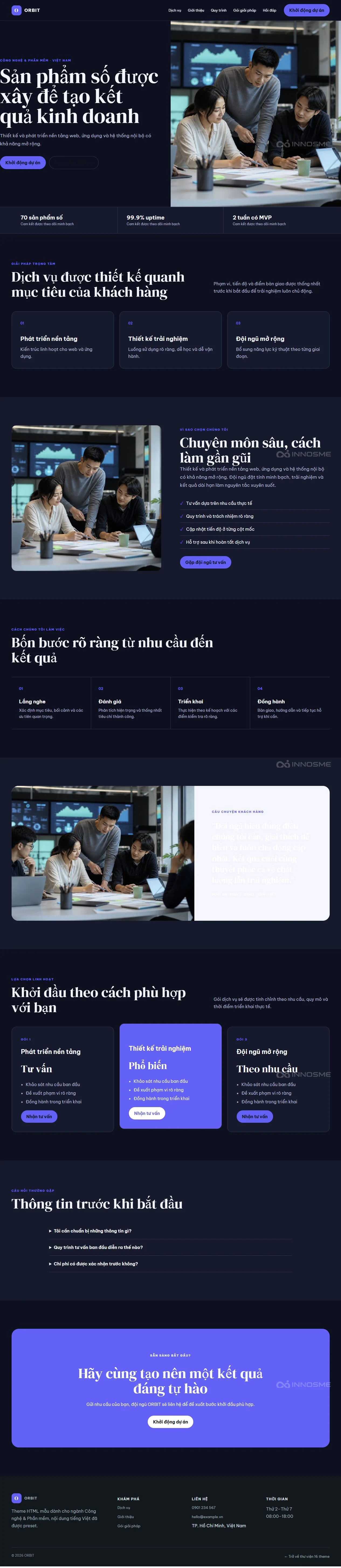 Ảnh xem trước theme ORBIT