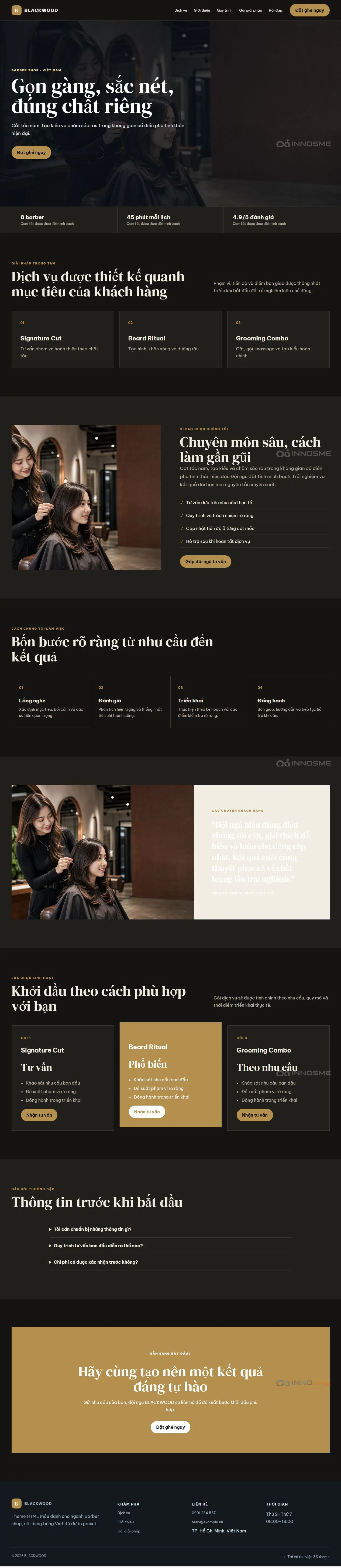 Ảnh xem trước theme BLACKWOOD