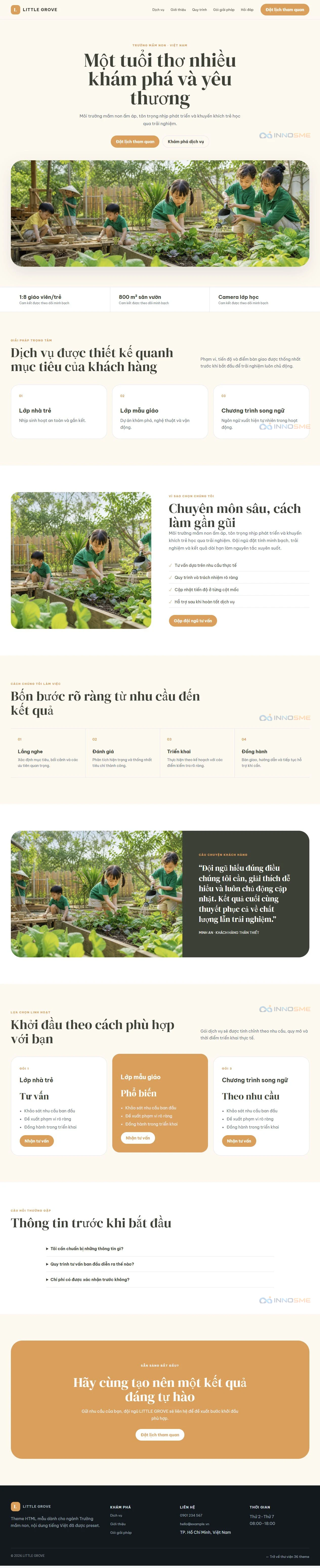 Ảnh xem trước theme LITTLE GROVE