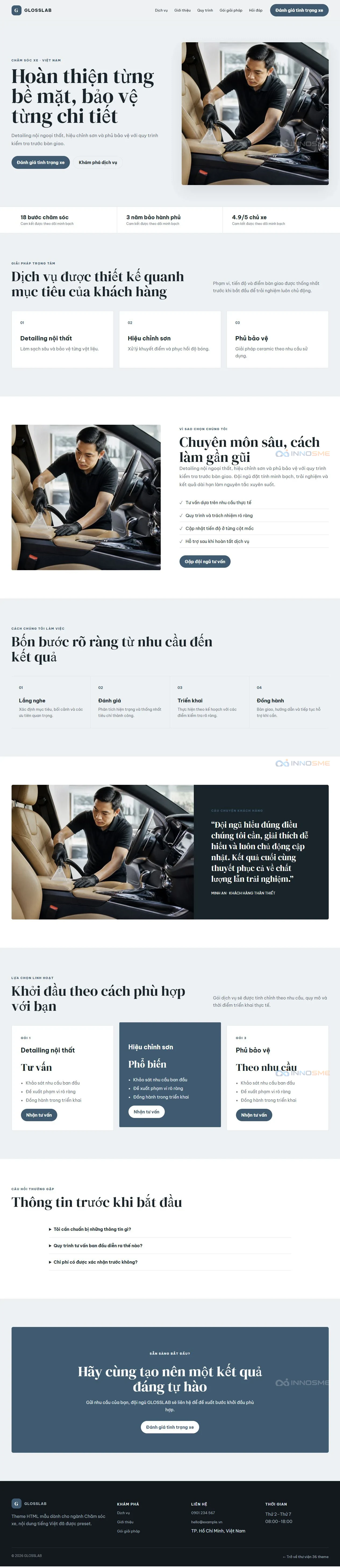 Ảnh xem trước theme GLOSSLAB