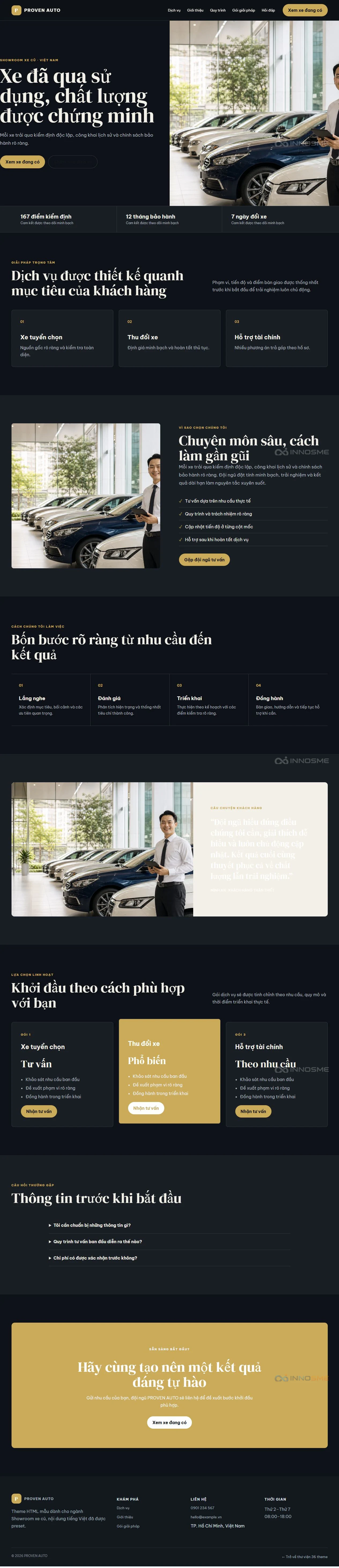 Ảnh xem trước theme PROVEN AUTO