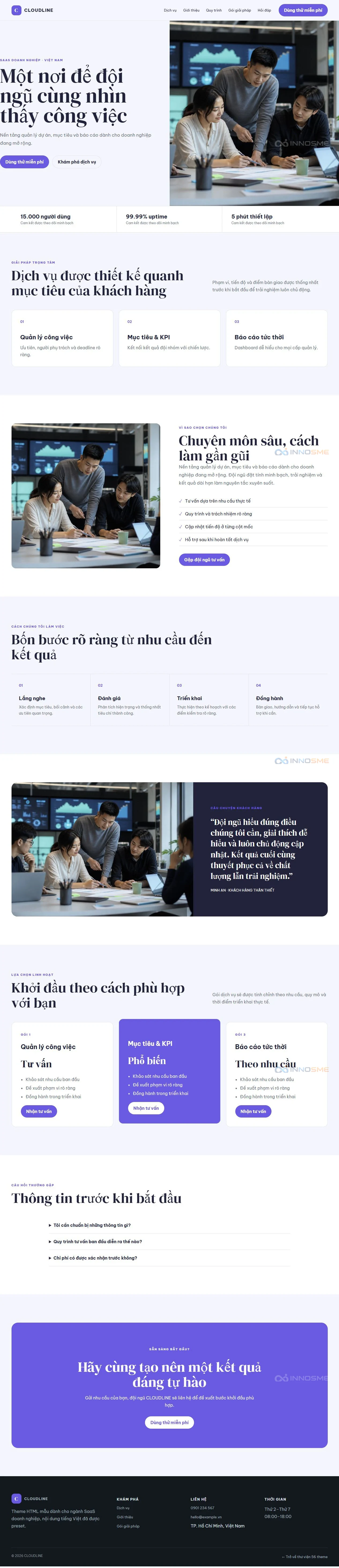 Ảnh xem trước theme CLOUDLINE