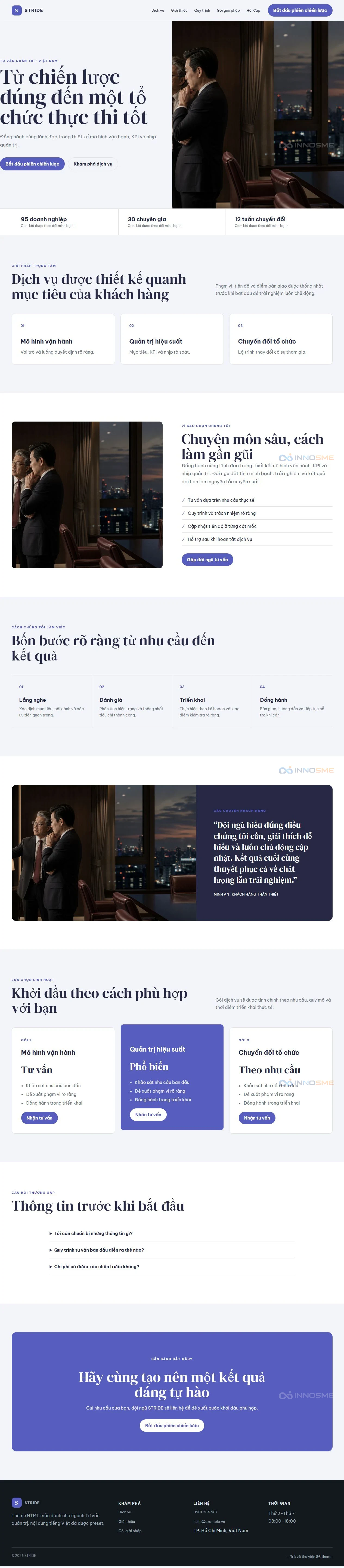 Ảnh xem trước theme STRIDE