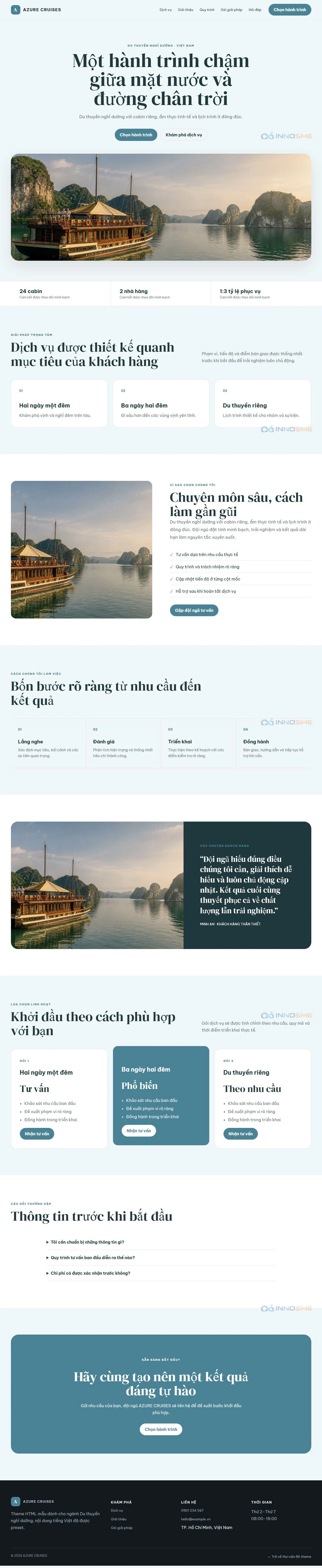 Ảnh xem trước theme AZURE CRUISES