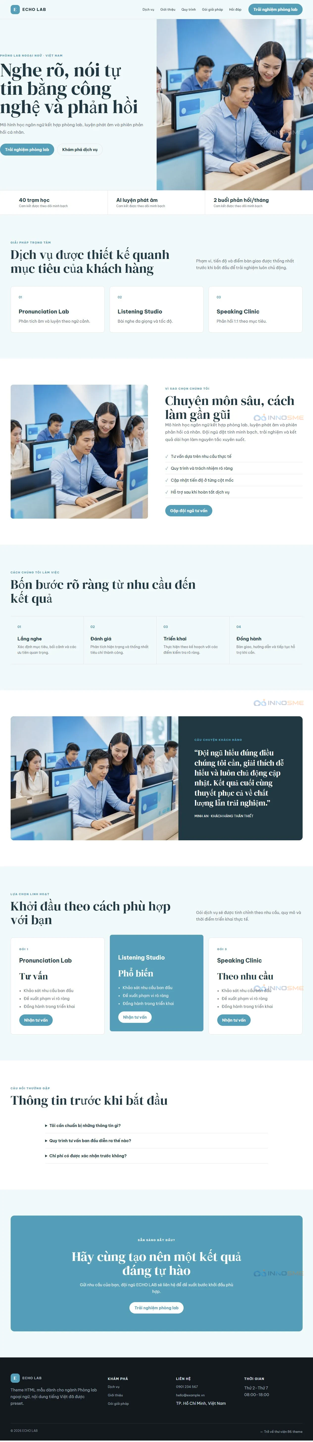 Ảnh xem trước theme ECHO LAB