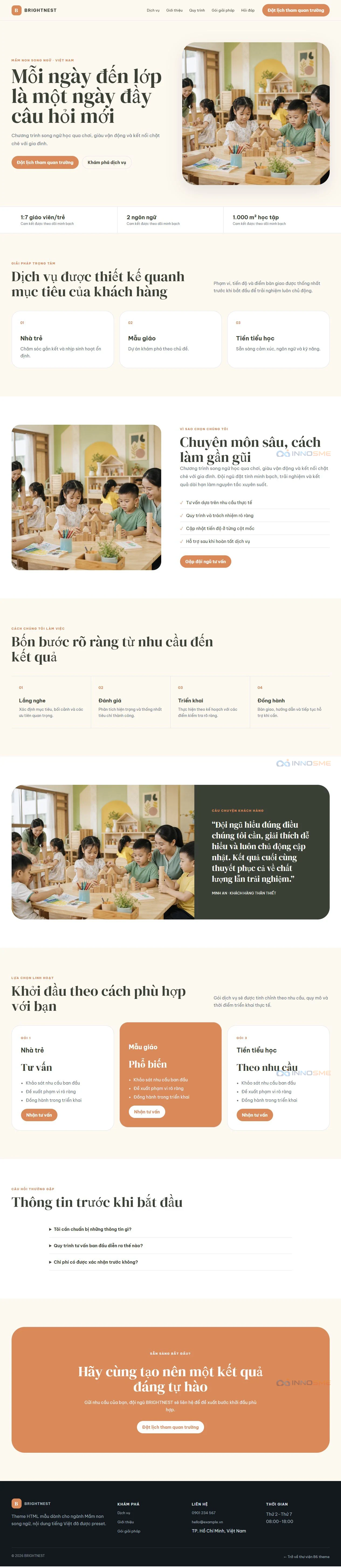 Ảnh xem trước theme BRIGHTNEST