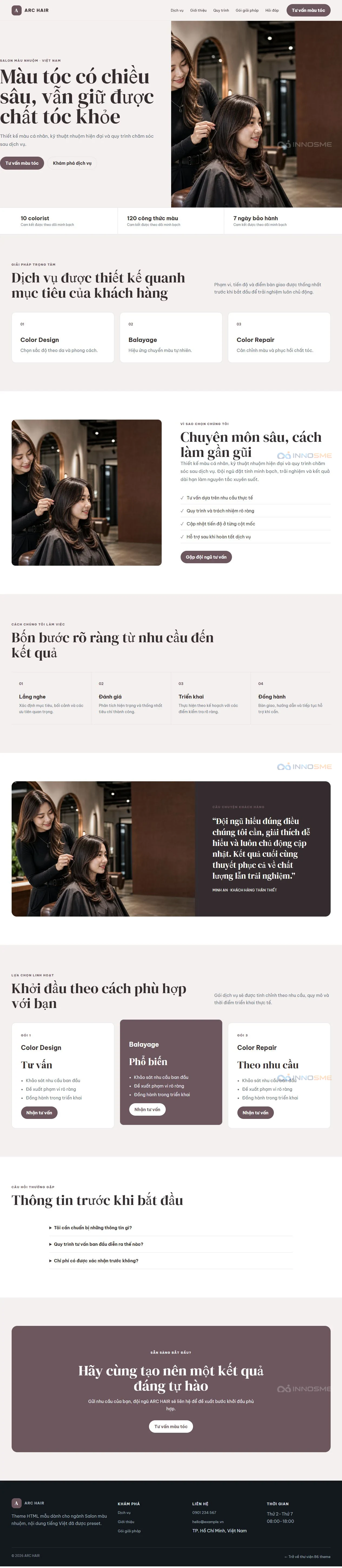 Ảnh xem trước theme ARC HAIR