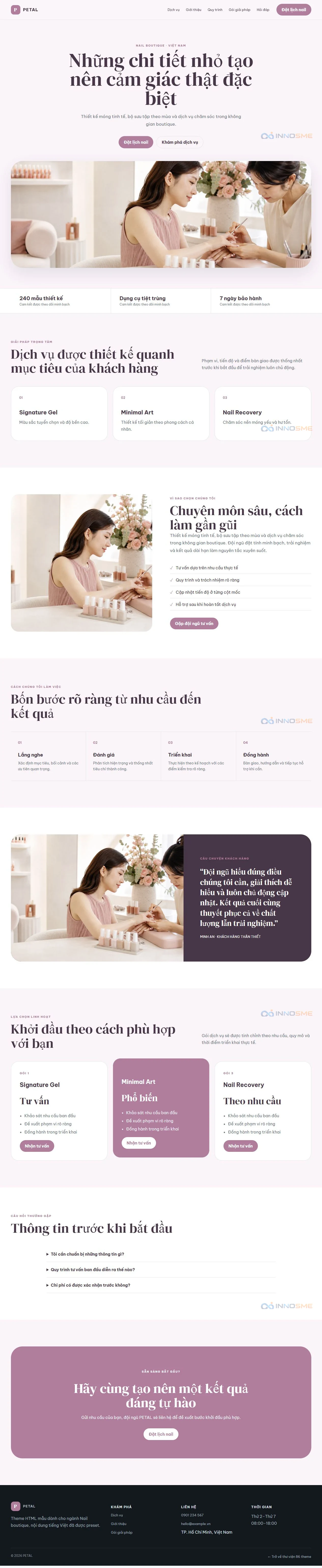 Ảnh xem trước theme PETAL