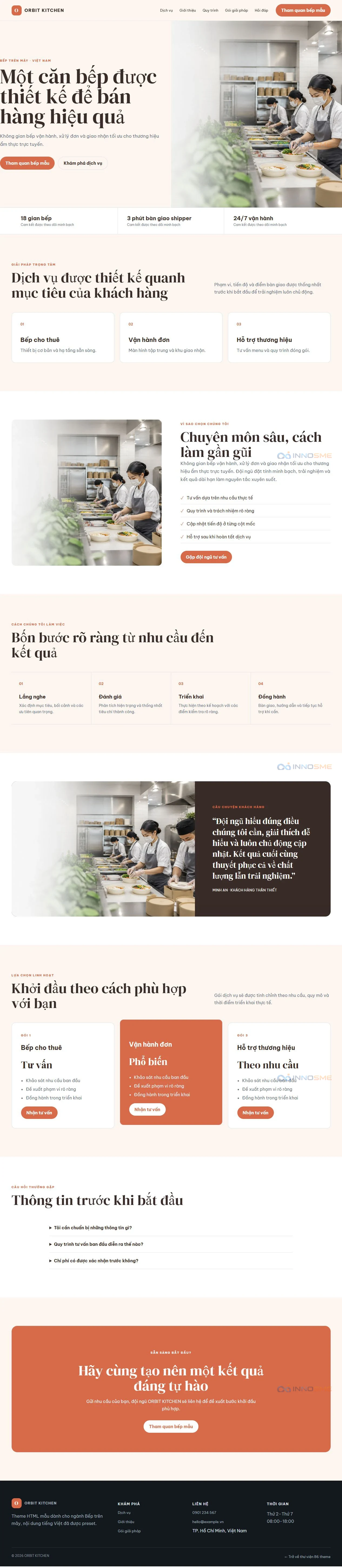 Ảnh xem trước theme ORBIT KITCHEN