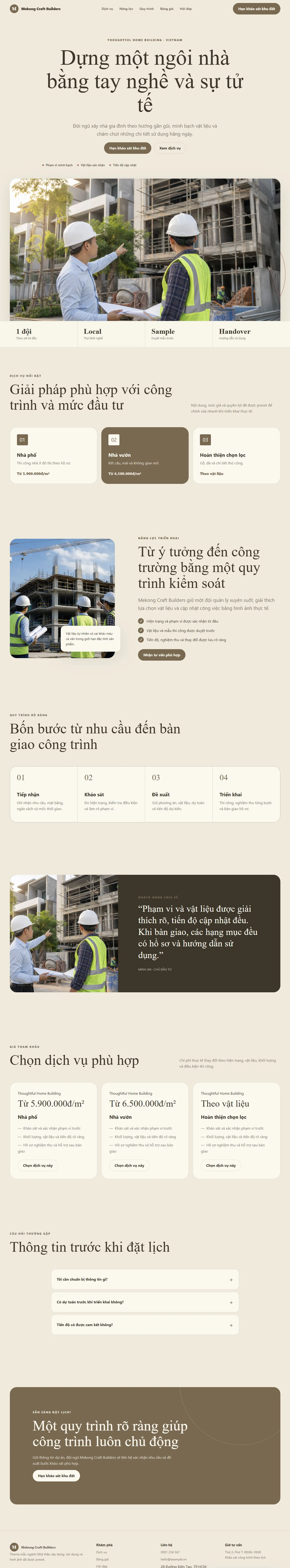 Ảnh xem trước theme Mekong Craft Builders