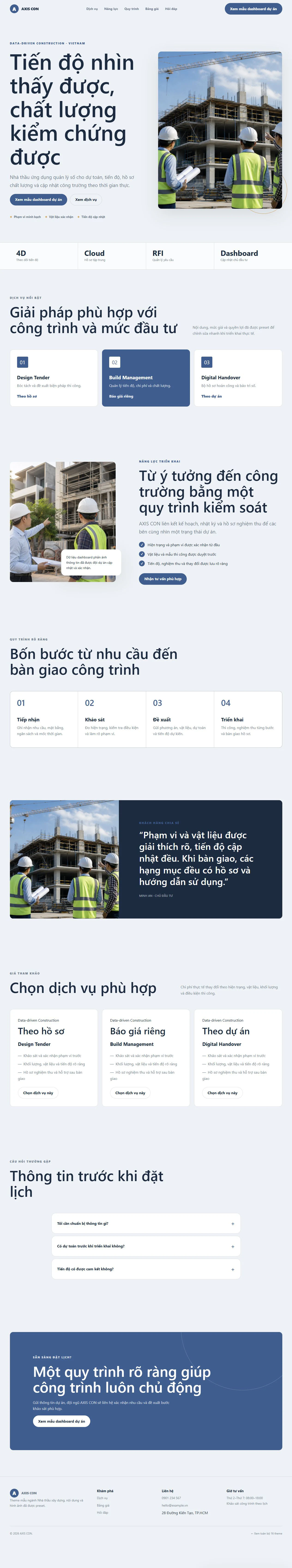Ảnh xem trước theme AXIS CON