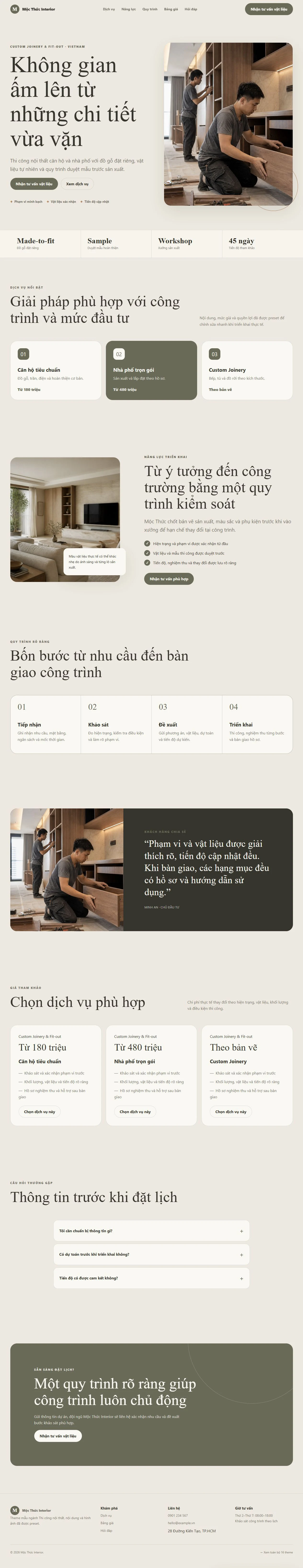 Ảnh xem trước theme Mộc Thức Interior